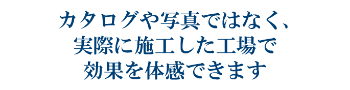 実際に体感できます